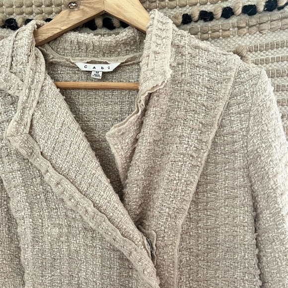 CABI|  Estate Chenille Double Breasted Button Up Coat - Picture 7 of 8